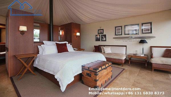 Resort hotel tent marquee