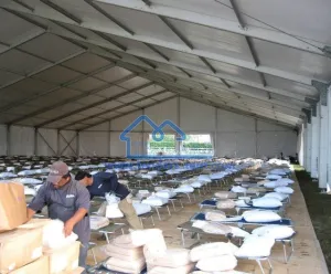 Puball Marquee Faoiseamh Mór